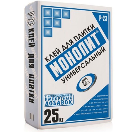 Клей Монолит д/плитки унив. Р-23 (25кг)